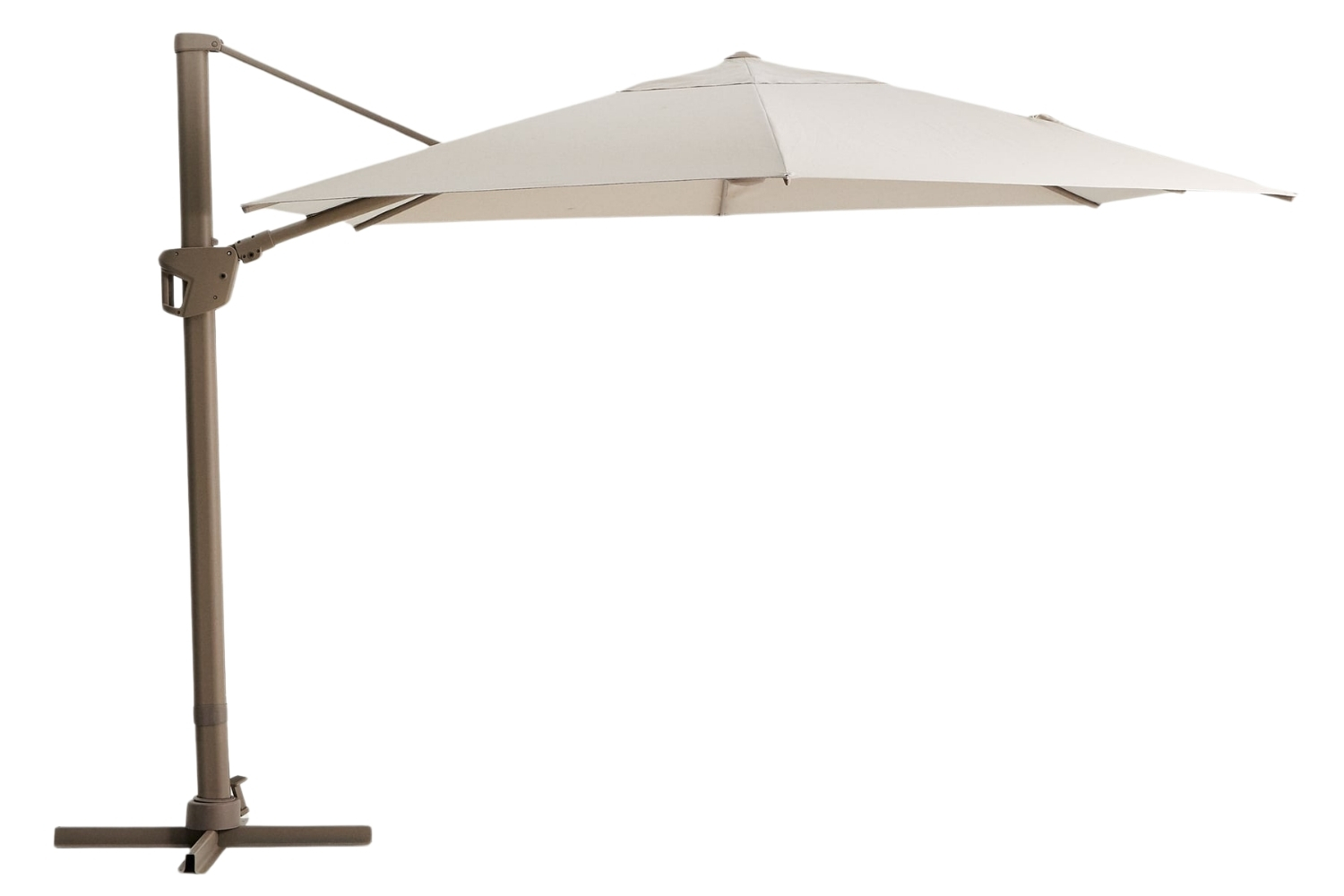 Kave Home Béžový slunečník Noli 300 x 420 cm