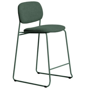 Kave Home Zelená barová židle Meli 65 cm
