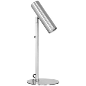 Nordic Living Stříbrná kovová stolní lampa Aris