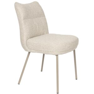 Housecraft Living Béžová čalouněná jídelní židle Jacques
