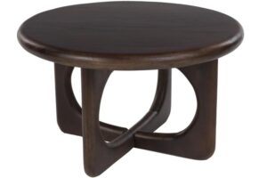 Housecraft Living Hnědý dřevěný konferenční stolek Jani ø 60 cm