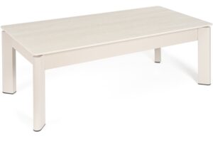 Somcasa Béžový keramický rozkládací konferenční stolek Roland 120 x 60 cm
