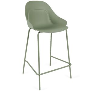 Somcasa Zelená plastová barová židle Toby 67 cm