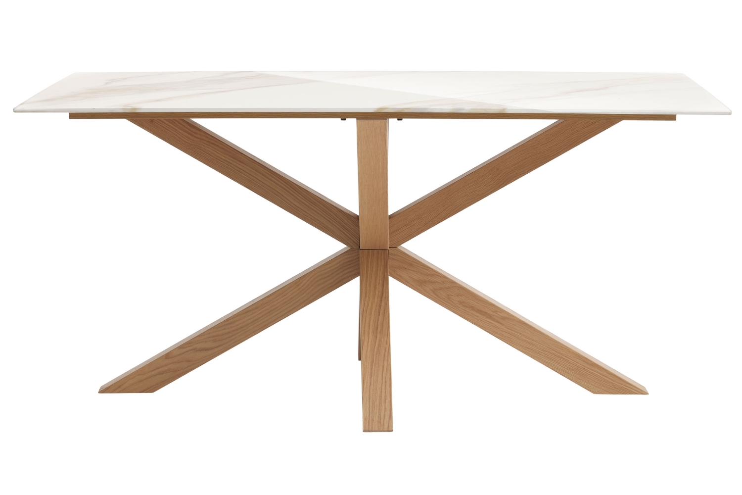 Unique Furniture Bílý keramický jídelní stůl Ravello 160 x 90 cm
