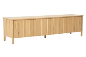 Eleonora Dubový TV stolek Jake 183 x 47 cm