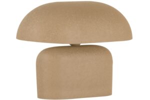WOOOD Světle hnědá kovová stolní lampa Tilo