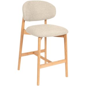 Somcasa Béžová čalouněná barová židle Renzo 66 cm