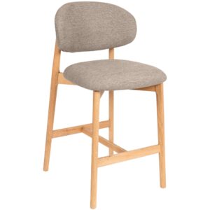 Somcasa Světle hnědá čalouněná barová židle Renzo 66 cm