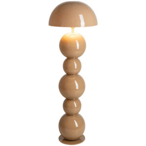 Richmond Béžová kovová stojací lampa Hasden 135 cm