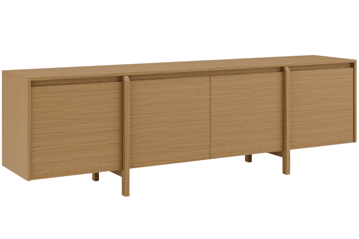 Somcasa Dubový TV stolek Pacific 200 x 43 cm