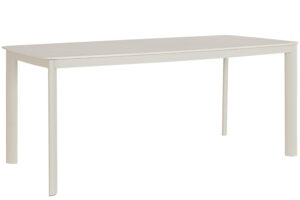 Bizzotto Krémový zahradní stůl Alcora 180 x 90 cm s keramickou deskou