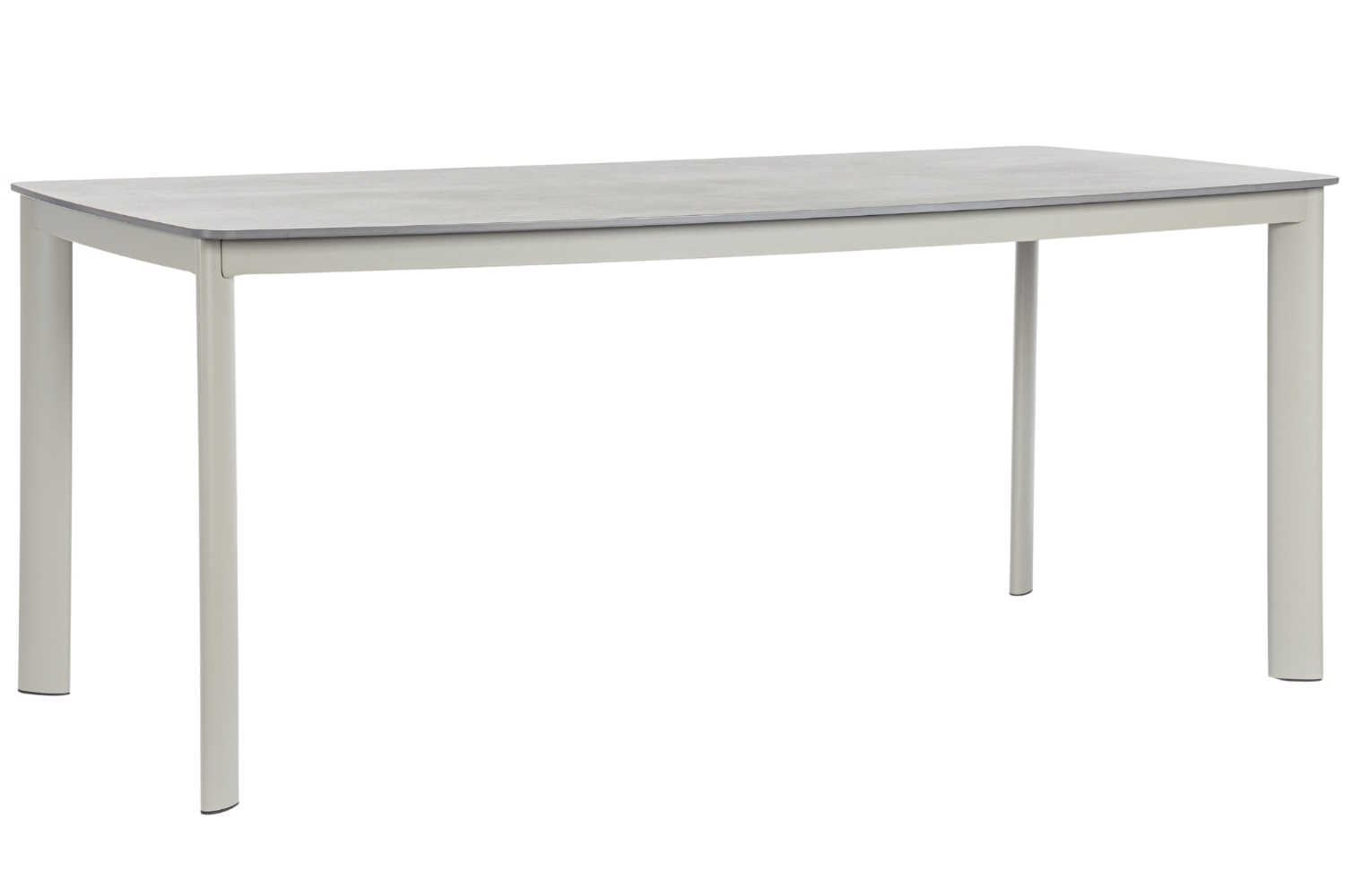 Bizzotto Světle šedý zahradní stůl Alcora 180 x 90 cm s keramickou deskou