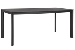 Bizzotto Tmavě šedý zahradní stůl Alcora 180 x 90 cm s keramickou deskou