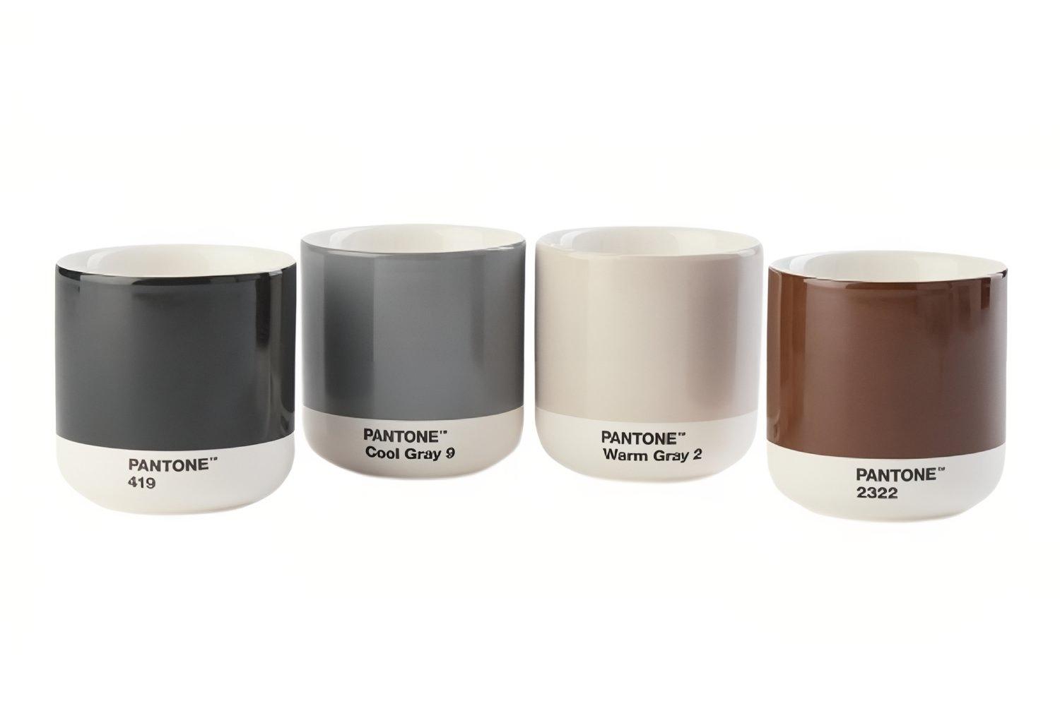 Set čtyř hrnků Pantone Cortado 175 ml