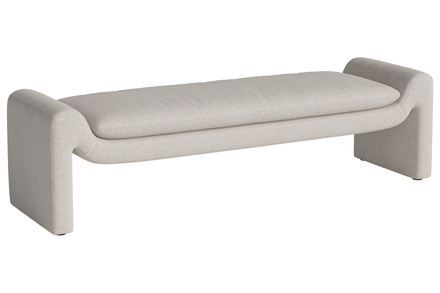 Bolia Béžová bouclé lavice Mielo 181 cm