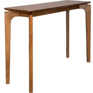 Dutchbone Hnědý dřevěný toaletní stolek SAVONE 120 x 40 cm