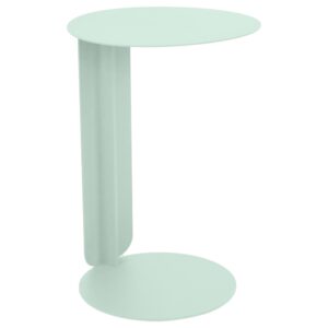 Fermob Mátově zelený kovový zahradní odkládací stolek Bebop 40 cm
