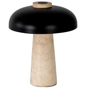 Angel Cerdá Béžovo-černá stolní lampa No. 8088