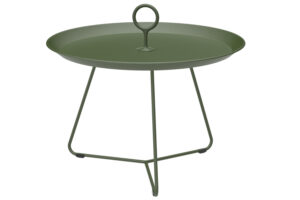 Olivově zelený kovový konferenční stolek HOUE Eyelet 58 cm