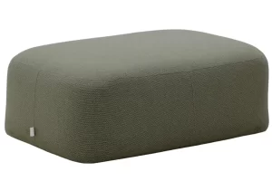 Kave Home Zelená podnožka Martina 123 x 85 cm