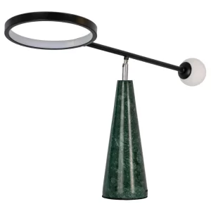 Angel Cerdá Zeleno-černá stolní LED lampa No. 8093