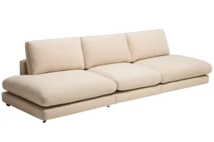 Kave Home Béžová čtyřmístná pohovka Gala 330 cm