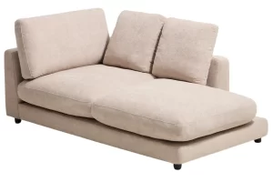 Kave Home Béžová bouclé lenoška Gala 193 cm