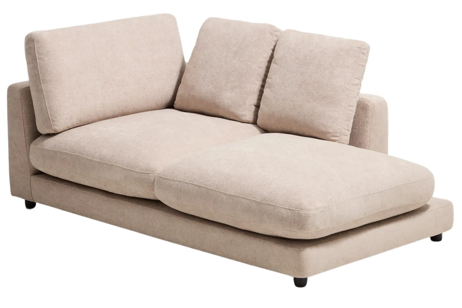 Kave Home Béžová bouclé lenoška Gala 193 cm