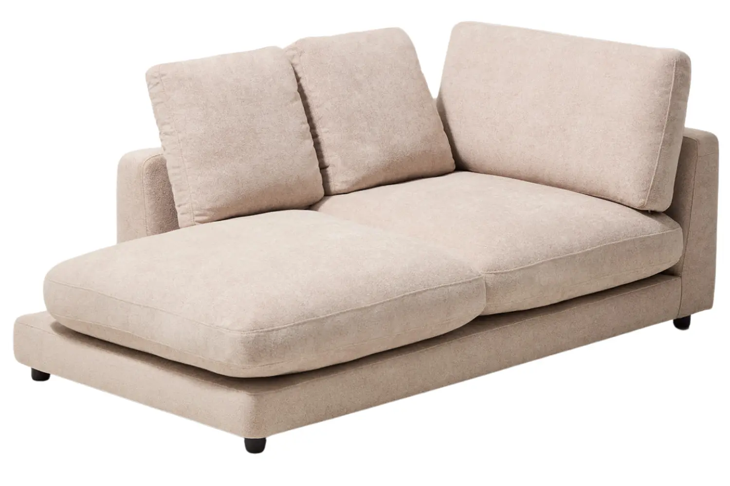 Kave Home Béžová bouclé lenoška Gala 193 cm