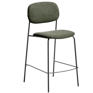 Kave Home Zelená barová židle Meli 65 cm