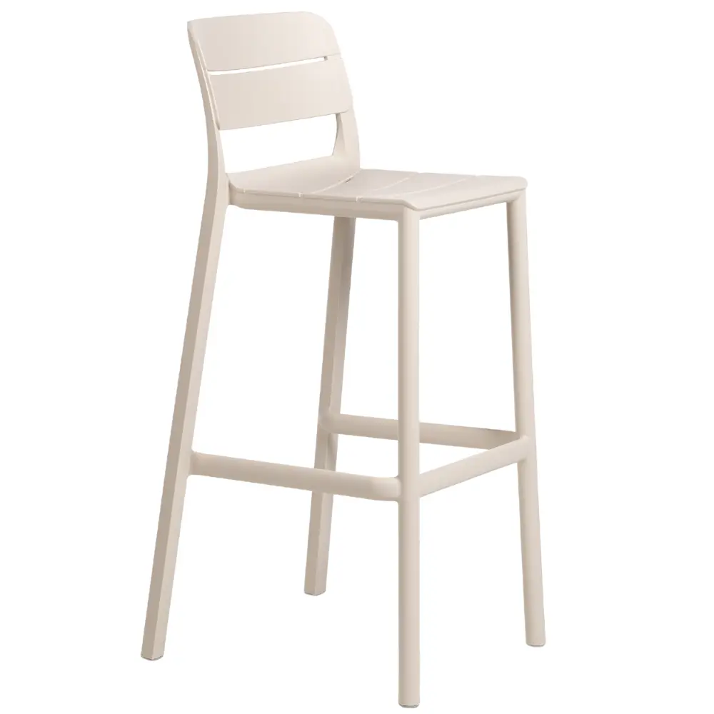 Nardi Béžová plastová barová židle Cassia 76 cm