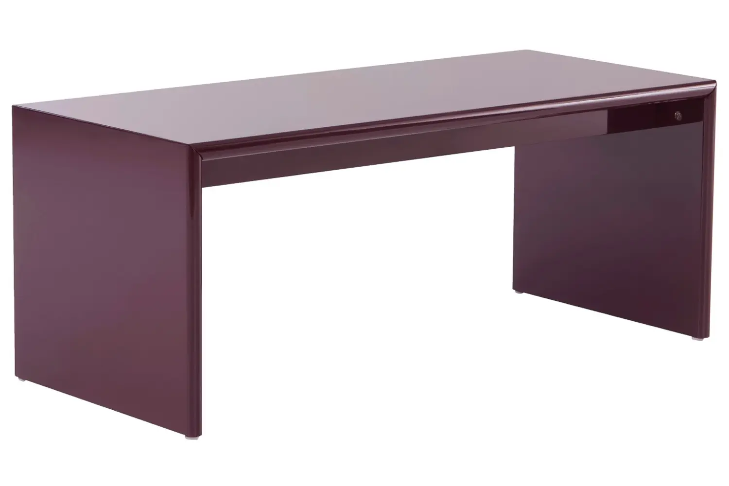 Jotex Tmavě červený konferenční stolek OIA 100 x 44 cm