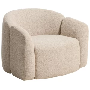 Kave Home Béžové čalouněné křeslo Corvena 98 cm