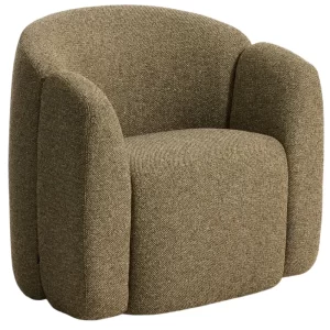 Kave Home Zelené čalouněné křeslo Corvena 85 cm