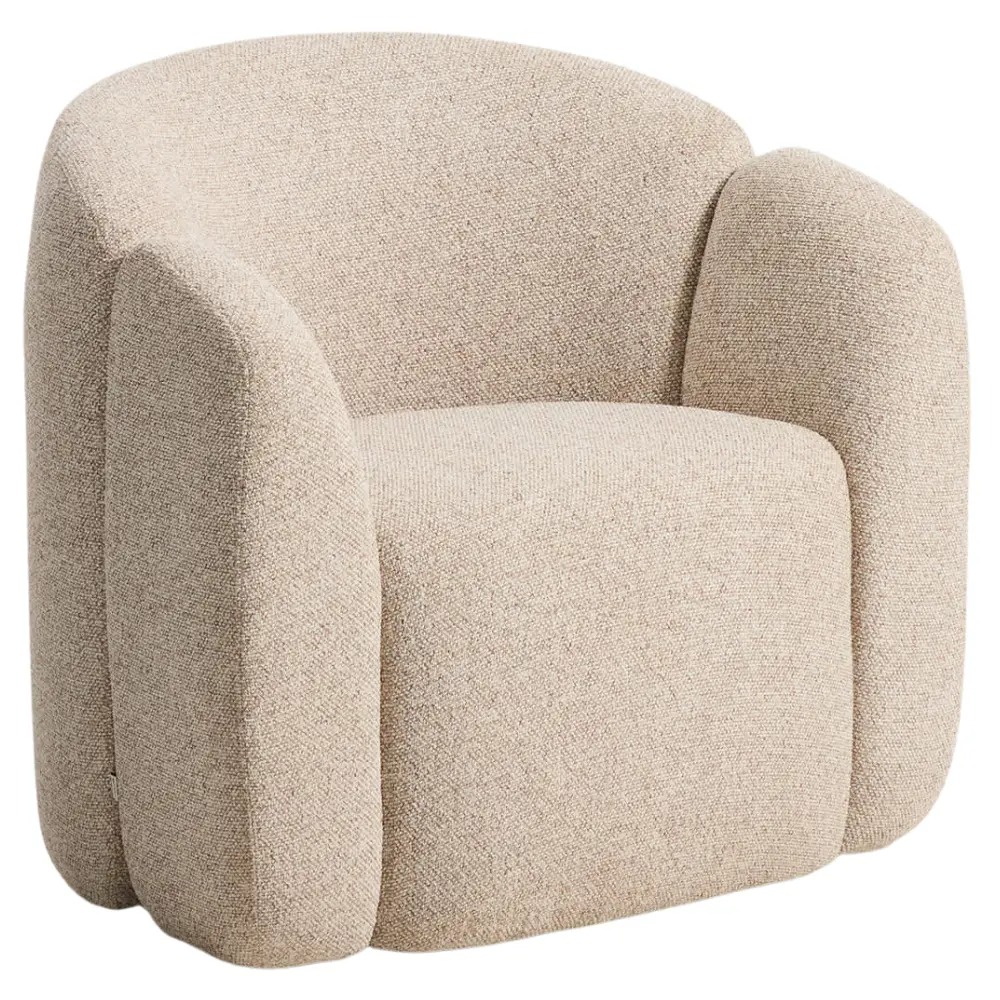 Kave Home Béžové čalouněné křeslo Corvena 85 cm