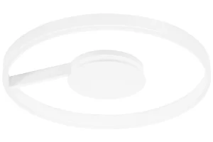 Nova Luce Bílé kovové stropní LED světlo Siena 60 cm