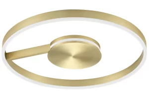 Nova Luce Zlaté kovové stropní LED světlo Siena 60 cm