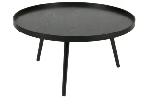 WOOOD Černý dřevěný konferenční stolek Mesa 78 cm