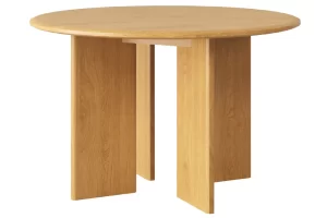 Micadoni Dubový jídelní stůl Charlotte 120 cm