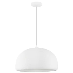 Nova Luce Bílé závěsné světlo Davo 43 cm