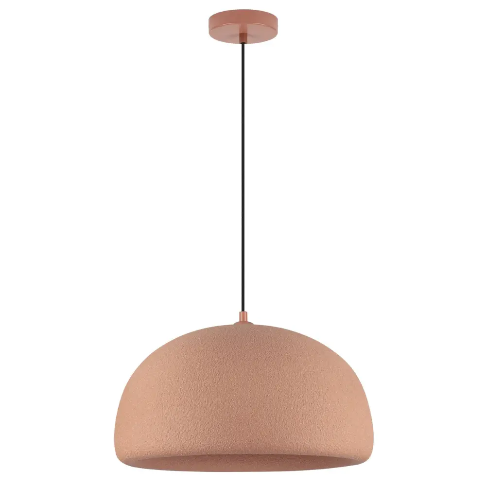 Nova Luce Terakotově oranžové závěsné světlo Davo 43 cm