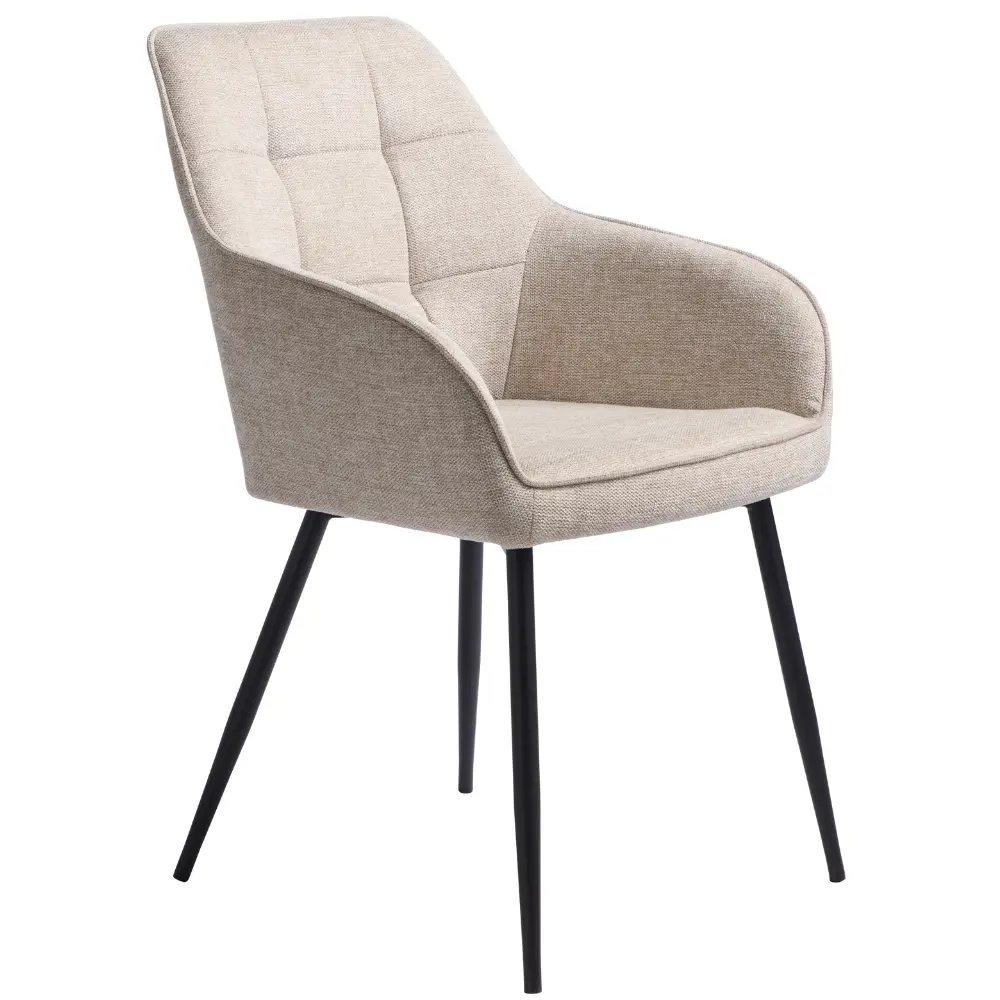 Unique Furniture Béžová čalouněná jídelní židle Nolan