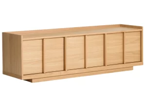 Kave Home Dubový TV stolek Onix 150 x 40 cm