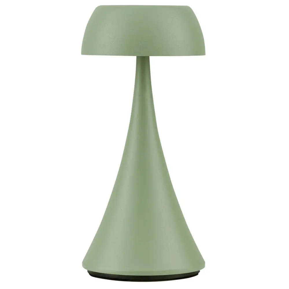 Nova Luce Zelená kovová nabíjecí stolní LED lampa Ycro
