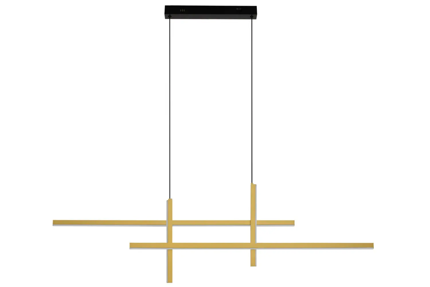 Nova Luce Zlaté kovové závěsné LED světlo Antama 120 cm