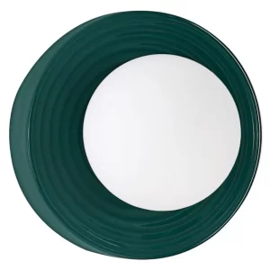 Nova Luce Zelené keramické nástěnné světlo Orbique 16 cm