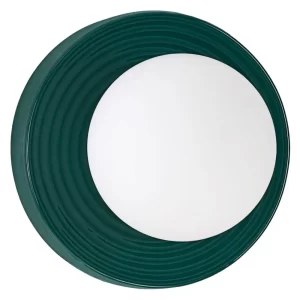 Nova Luce Zelené keramické nástěnné světlo Orbique 22 cm