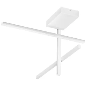 Nova Luce Bílé kovové stropní LED světlo Antama 51 cm