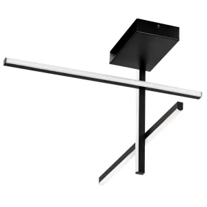 Nova Luce Černé kovové stropní LED světlo Antama 51 cm