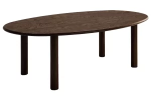 Micadoni Tmavý dubový jídelní stůl Izzie 180 x 100 cm